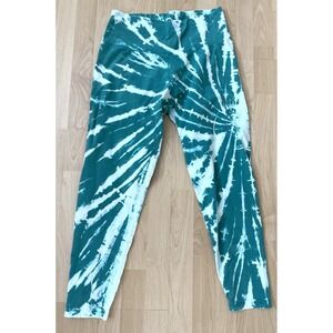 Wearables Womens Pants Pull On Tie Dye Active Leggings Athletic Sz XL